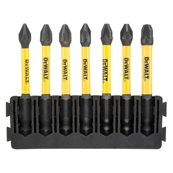 Касета з бітами DeWALT FlexTorq, L = 57 мм, біти Рh1, Рh2 - 2 шт, Рz1, Рz2 - 2шт.Рz3 (DT70819)