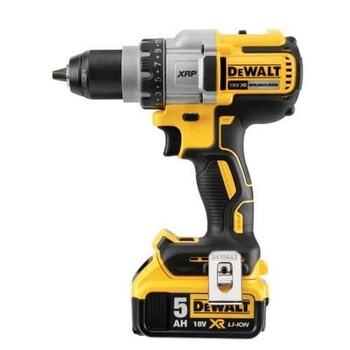 Дриль-шурупокрут DeWALT, безщітковий, безударний, XR Li-Ion 18 В, 5 Аг, 95 Нм, 450-2000 об/хв, патрон 13 мм швидкозатискний,