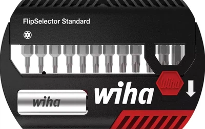 Биты Wiha, (2хPZ1,8хPZ2,2хPZ3), FlipSelector ZOT, 13 пр CrV (W39036)
