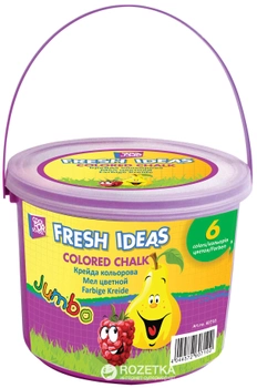 Набор мела Cool for school Jumbo 15 шт Цветной в пластиковом ведре (CF60710) (4044572607102)