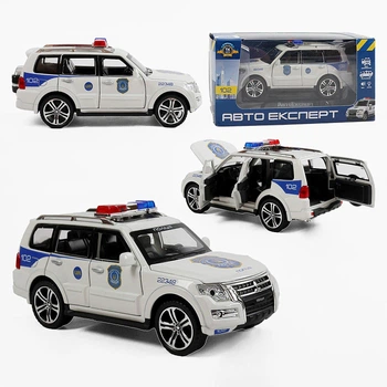 Машина 51282 (72/2) "Авто Эксперт", масштаб 1:32, свет, звук, инерция, открывающаяся дверь, багажник, капот, в коробке