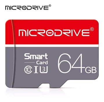 Високошвидкісна карта пам'яті MICRODRIVE micro SD/TF 64Гб з адаптером