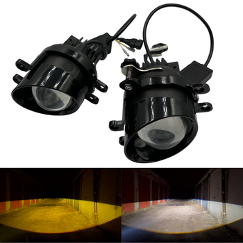 Противотуманные фары LED ПТФ Toyota Avensis, Camry, Corolla, Highlander, Land Cruiser Prado, RAV + дальний свет