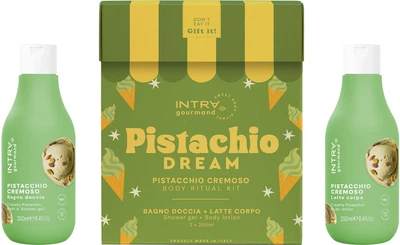Набір Intra Creamy Pistachio Кремова фісташка Гель для душу та ванни 250 мл + Лосьйон для тіла 250 мл (8030976036439)