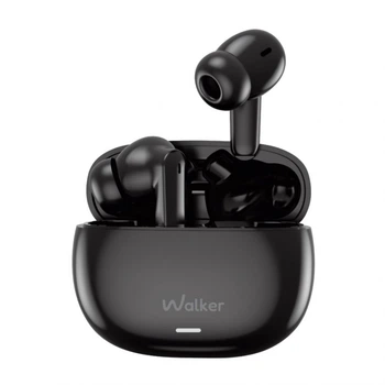 Навушники Bluetooth WALKER WTS-67 ANC+ENC black