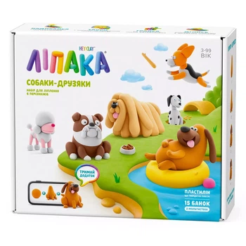 Пластилин Липака Собаки-друзья (15030-UA01)