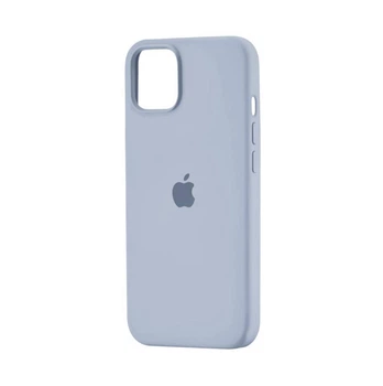 Чехол для iPhone 13 силиконовый Soft-touch Silicone Case Full Size (AA) Mist Blue