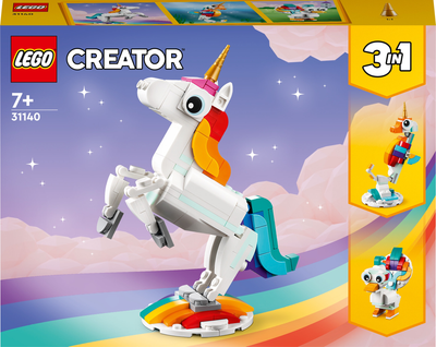 Zestaw klockow LEGO Creator Magiczny jednorozec 145 elementow (31140) (955555911132494) - Outlet