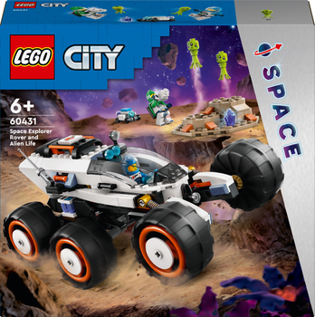 Zestaw klockow LEGO City Kosmiczny lazik i badanie zycia w kosmosie 311 elementow (60431) (955555911448981) - Outlet
