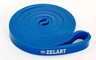 Резина для фитнеса и подтягиваний Zelart Power Bands 3917-B мощность XXS синий