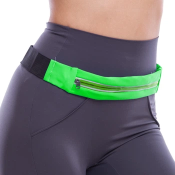 Спортивная сумка на пояс для бега с одним отделением на молнии Scout My Fit 1767 Green