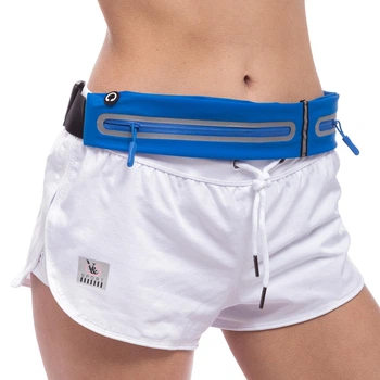 Спортивная сумка на пояс для бега с двумя отделениями на молниях Scout My Fit DY008 Blue-Black