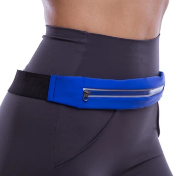 Спортивная сумка на пояс для бега с одним отделением на молнии Scout My Fit 1767 Deep Blue