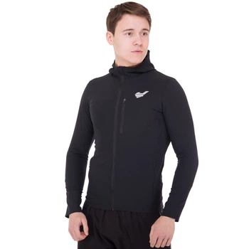 Толстовка спортивна на блискавці з капюшоном спортивна кофта Jason LD-2 XL (175-180 см) Black
