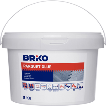 Клей для паркету Briko 5 кг Білий (4779021052416)
