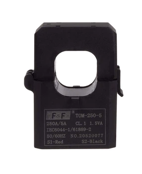 Трансформатор струму F&F TOM-250-5, з розбірним сердечником, 250/5