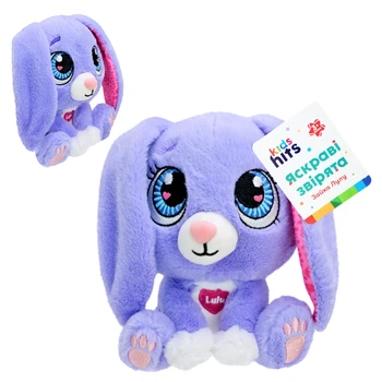 М'яка іграшка KidsHits Brightmals арт. KH62/001 зайка Lulu 15 см