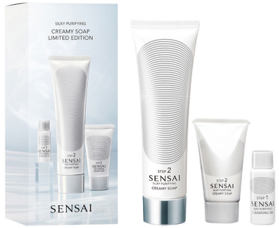Zestaw do pielęgnacji twarzy Sensai Silky Purifying 3 elementy (8431099040752)
