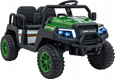 Buggy elektryczny dla dzieci Ramiz Champion 4-osobowy Zielony (5903864983272)