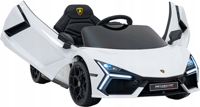 Samochód elektryczny dla dzieci Ramiz Lamborghini Revuelto Strong Xl Biały (5903864984453)