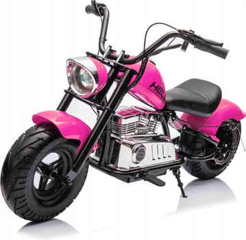 Електричний мотоцикл для дітей Ramiz Chopper Warrior рожевий (5903864944594)
