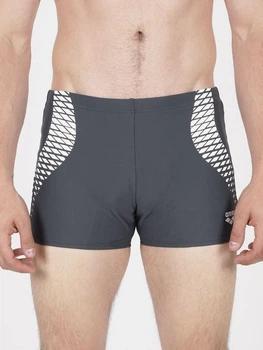 Плавки пляжні чоловічі Arena Openings Swim Short 008064-501 80 Сірий/Білий (3468337496533)
