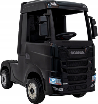 Ciężarówka elektryczna dla dzieci Scania R-Serie Czarna (5903864944471)