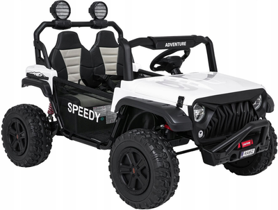 Електричний позашляховик для дітей Passion 4 x 4 білий (5903864986938)