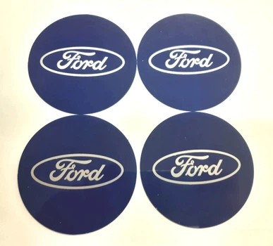 Логотипы до ковпака SKS Ford синий (4шт) (отпускается на 1 комплект ковпака)