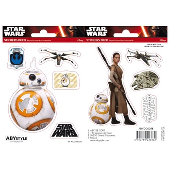 Наклейки STAR WARS BB8 (Звездные войны) 16х11 см (ABYDCO359)