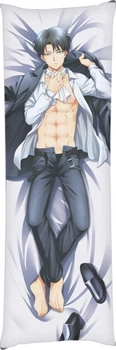 Подушка Дакімакура Levi Ackerman (attack On Titans) Розмір: 40х100 Cm