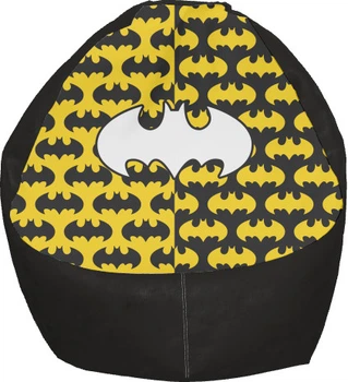 Кресло Груша BATMAN (LOGO 1) Цвет: Черный, Размер: L