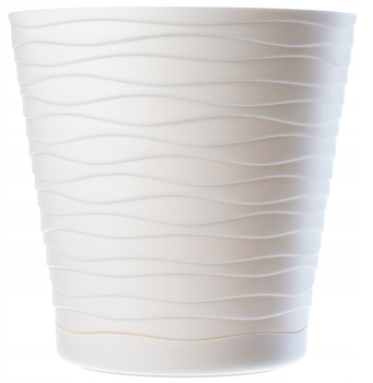 Doniczka z podstawką Kadax Kremowa 30 cm (5903699403952)