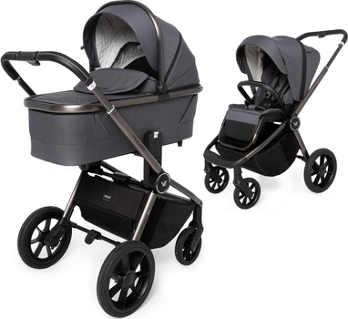 Wózek spacerowy Muuvo Quick 2w1 SE 2 Diamond Graphite połączony (5904261050413)