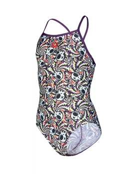 Купальник закрытый для девочек Arena FUN SKULLS SWIMSUIT LIGHTDROP Разноцветный 140 см (010284-590 140)
