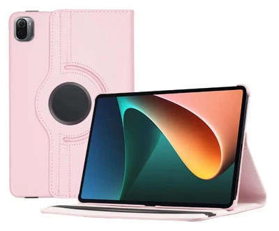 Чехол 360 на Xiaomi Pad 5 / Pad 5 Pro (11") / чехол для планшета с функцией вертикальной и горизонтальной подставки / розовый