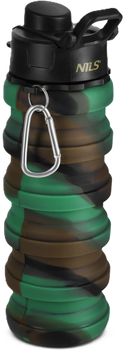 Butelka na wodę Nils Camp NC4106 Silikonowa, składana 500 ml (5908261682933)