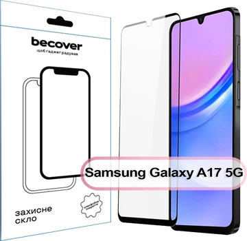 Защитное стекло BeCover для смартфона Samsung Galaxy A17 5G SM-A176 Black (BC_713732)