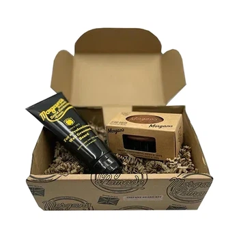 Подарунковий набір для догляду і тонування бороди Morgan's Instant Beard Darkening Kit 150 мл