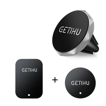 Автомобільний магнітний тримач телефону Getihu Silver