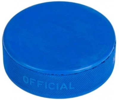 Хоккейная шайба Merco Light hockey puck, lightweight, синяя (размер 7,5*2,5 см) ID37002