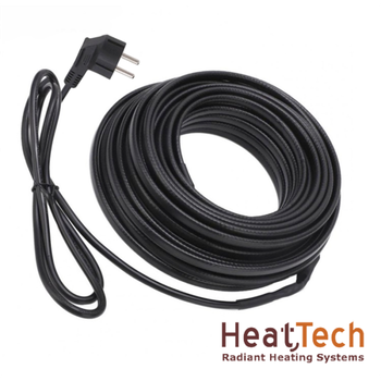 Нагревательный кабель с термостатом и вилкой HeatTech 4м.