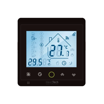 Терморегулятор программируемый HeatTech HTP226-240 черный