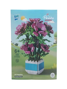 3D конструктор Flowers Розовая орхидея на 1067 деталей (25-133)