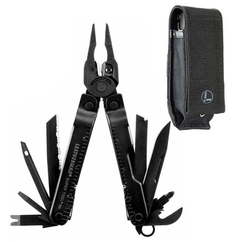 Мультиинструмент Leatherman Super Tool 300M Black, чехол Molle