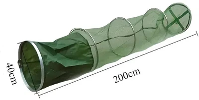 Садок з чохлом Jingpin 0.4 х 2 м Зелений (GF-0402-GRC)