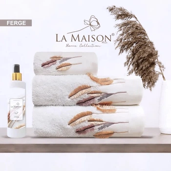 Подарочный набор полотенец La Maison, 3 шт. с ароматом Ferge