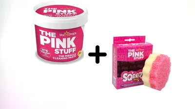 Паста чистяча універсальна та губка The Pink Stuff набір , 850г