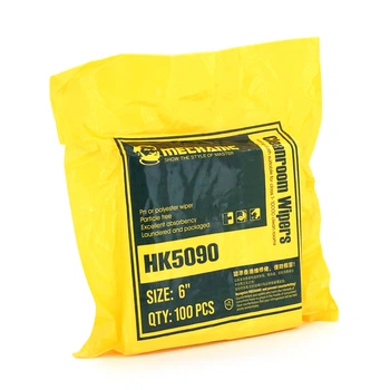 Салфетки MECHANIC NK-5090 6 дюймов 14.5х14.5 см микрофибра антистатическая для чистки электронной техники 100 шт