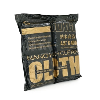Салфетки MECHANIC Nano Black 4.5 дюйма 11.5х11.5 см для чистки электронной техники 400 шт